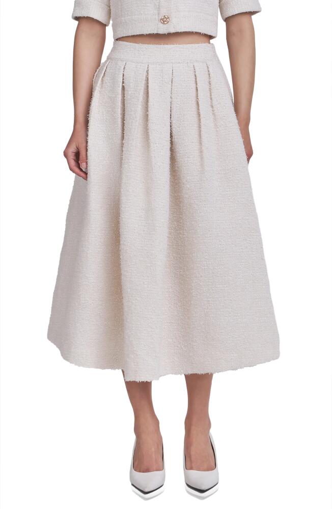 Endless Rose Premium Tweed Maxi Skirt in Ivory Cover