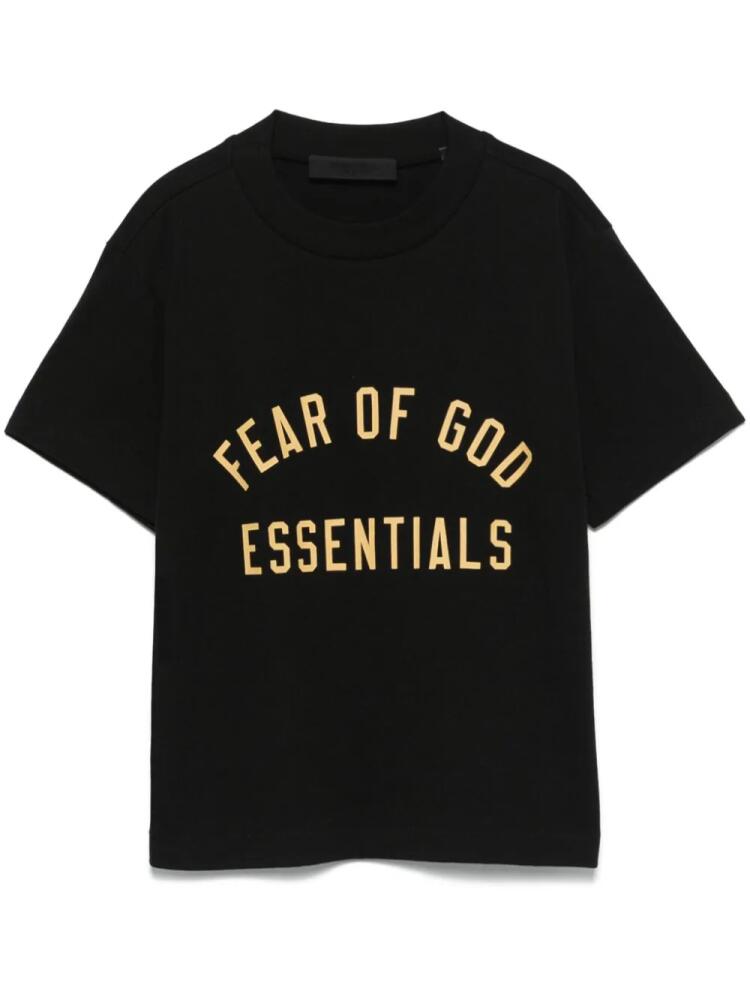 FEAR OF GOD ESSENTIALS logo-print T-shirt - Black Cover