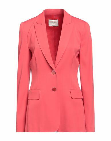 Anna Molinari Woman Blazer Coral Viscose, Elastane Cover