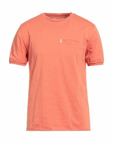 Sseinse Man T-shirt Orange Cotton Cover