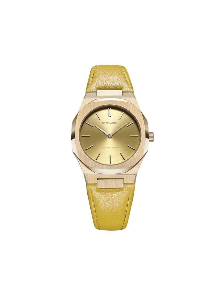 D1 Milano Ultra Thin Citron 34mm - Yellow Cover