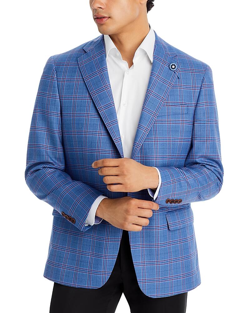 Hart Schaffner Marx New York Plaid Regular Fit Sport Coat Cover