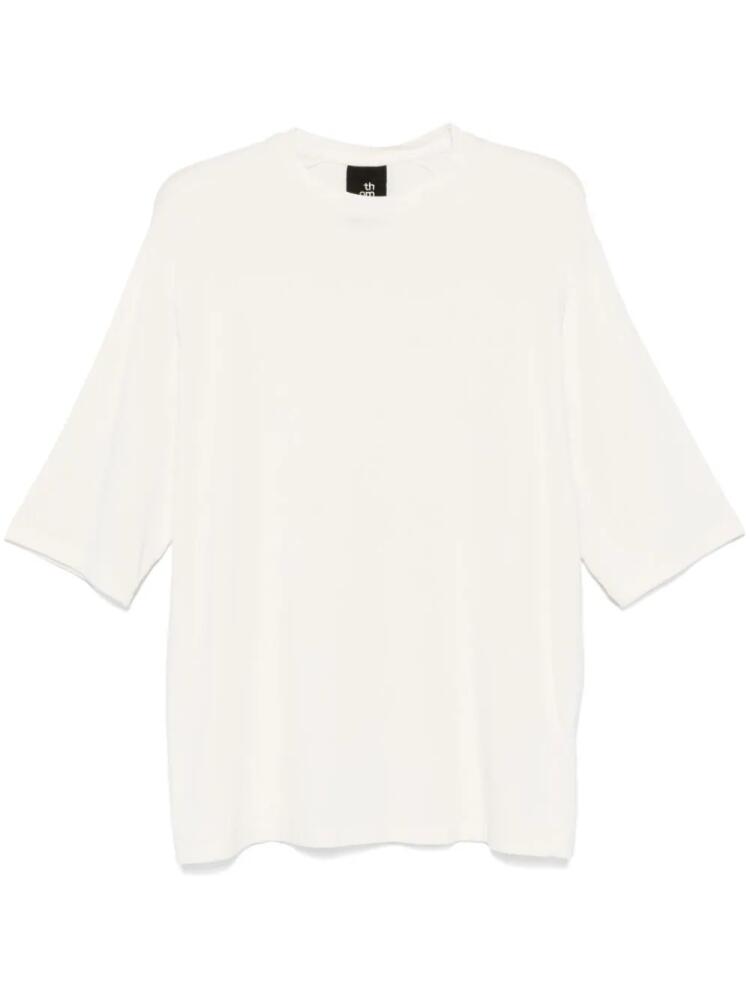 Thom Krom embroidered-motif T-shirt - White Cover