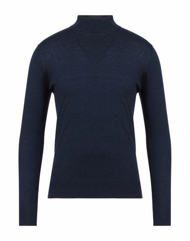 Primo Emporio Man Turtleneck Midnight blue Polyester, Viscose, Wool Cover