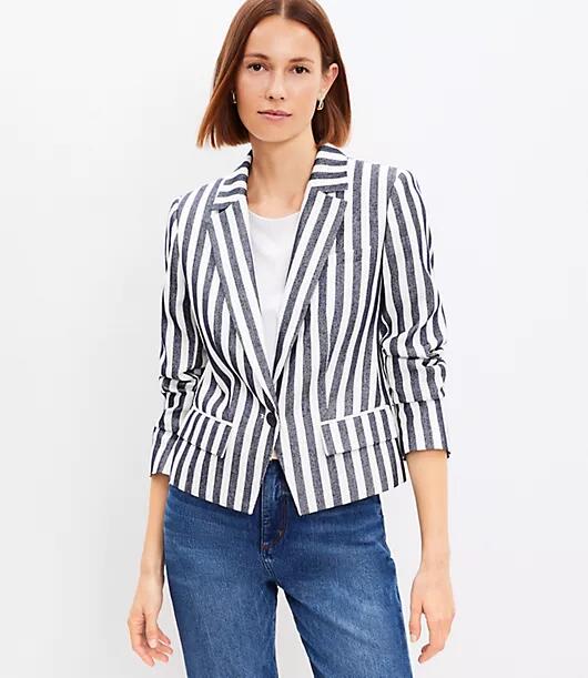 Loft Petite Textured Modern Blazer Cover