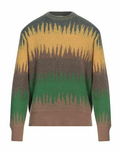 Piacenza Cashmere 1733 Man Sweater Ocher Virgin Wool Cover