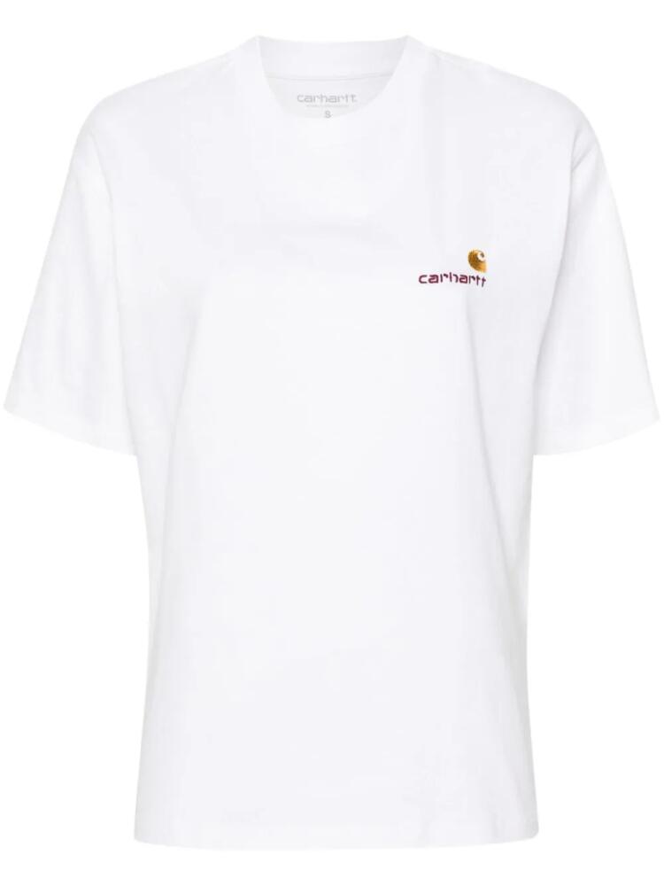 Carhartt WIP American Script organic cotton T-shirt - White Cover