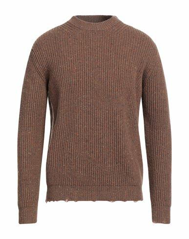 Lucques Man Sweater Brown Wool, Polyamide Cover