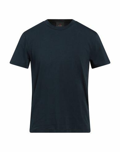 Peuterey Man T-shirt Navy blue Cotton, Elastane Cover