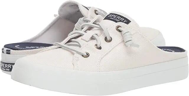 Sperry Crest Vibe Mule Canvas (White) Women's Shoes Cover