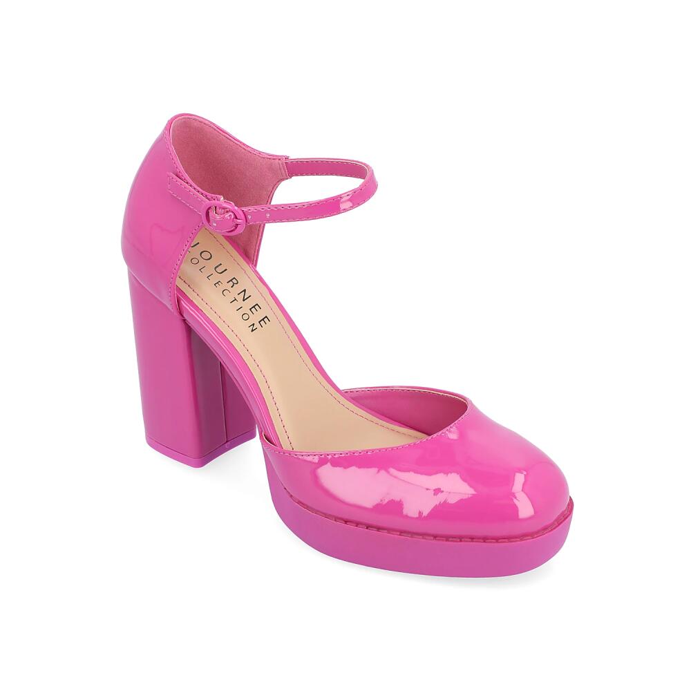 Journee Collection Samarr Platform Pump | Women's | Fuchsia Cover