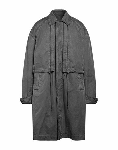 Juun. j Man Overcoat & Trench Coat Grey Polyester, Nylon Cover