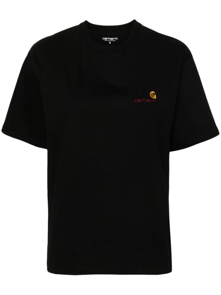 Carhartt WIP S/S American Script T-shirt - Black Cover