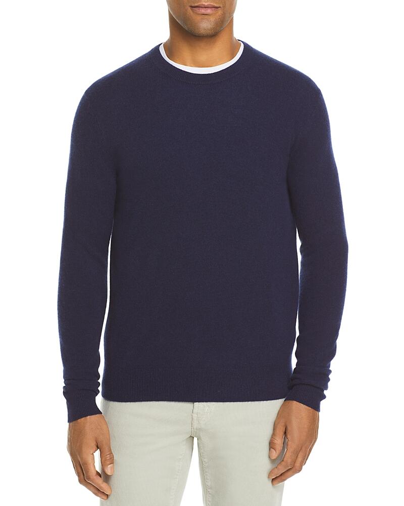 The Men's Store at Bloomingdale's Navy Blue Cashmere Crewneck Sweater - Exclusive Cover