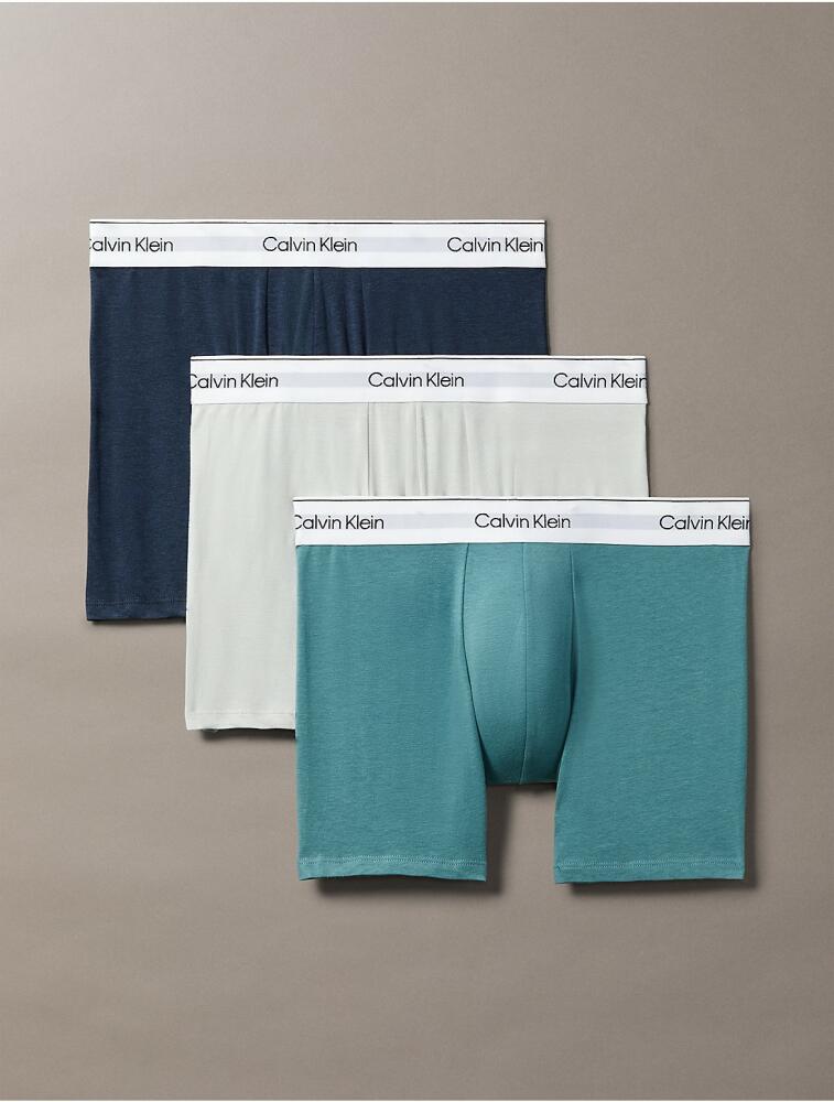 Calvin Klein Men's Modern Cotton Stretch 3-Pack Boxer Brief - Multi Cover