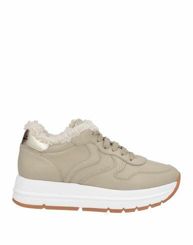 Voile Blanche Woman Sneakers Beige Leather Cover