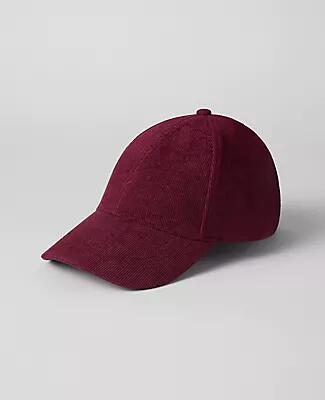 Ann Taylor Weekend Corduroy Baseball Cap Cover