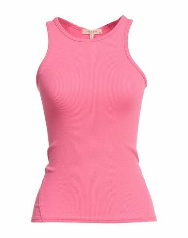 Rag & Bone Woman Tank top Fuchsia Cotton, Polyester, Elastane Cover