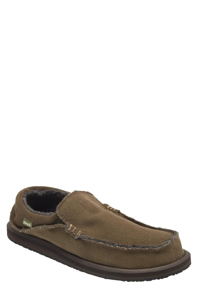 Sanuk Chiba Chill Slip-On in Canteen Cover