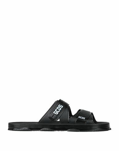 Gcds Man Sandals Black Rubber Cover