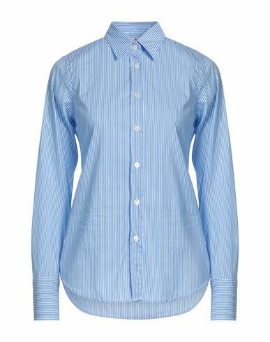 Caliban Woman Shirt Sky blue Cotton, Polyamide, Elastane Cover