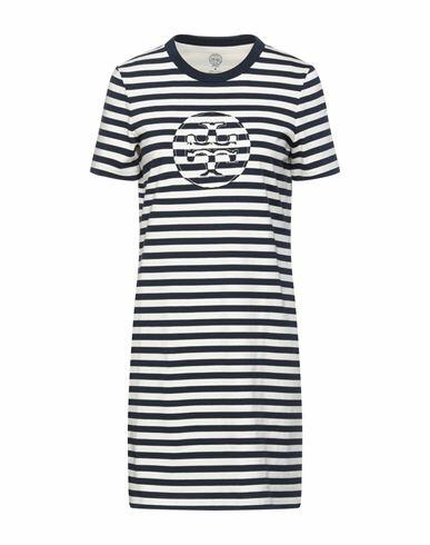 Tory Burch Woman Mini dress Midnight blue Cotton Cover