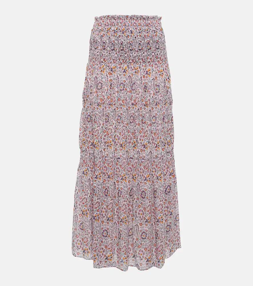 Marant Etoile Nunca floral midi skirt Cover