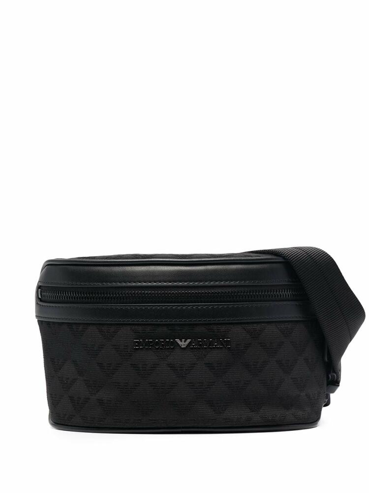 Emporio Armani monogram belt bag - Black Cover