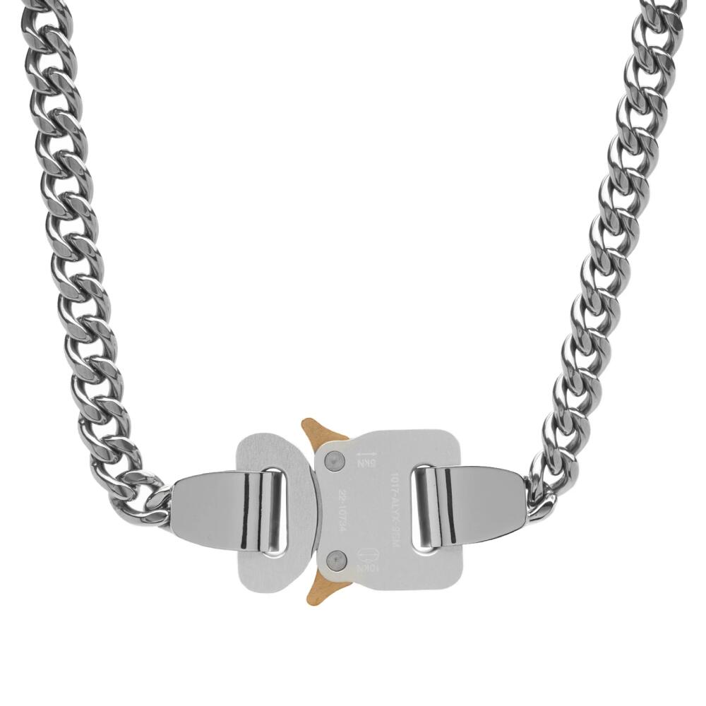 1017 ALYX 9SM Men's Classic Chainlink Necklace in Silver Cover