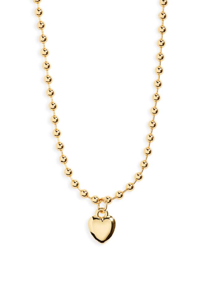 BP. Heart Pendant Necklace in 14K Gold Dipped Cover