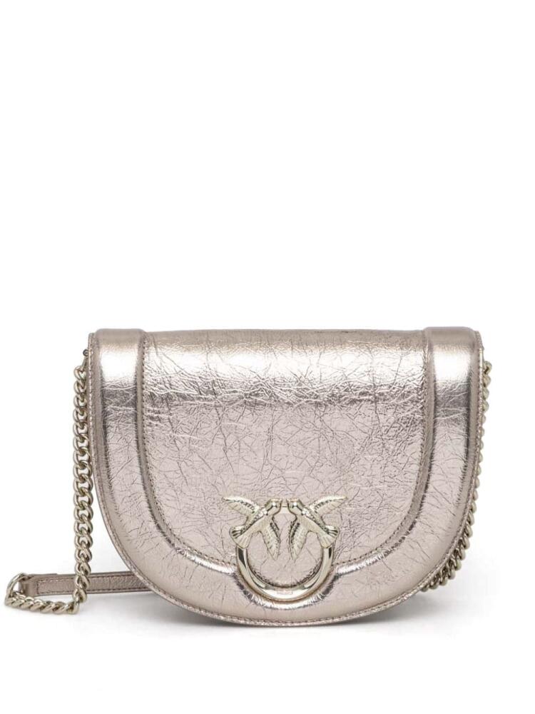 PINKO leather crossbody bag - Silver Cover