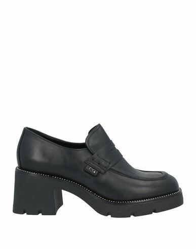 Nero Giardini Woman Loafers Black Leather Cover