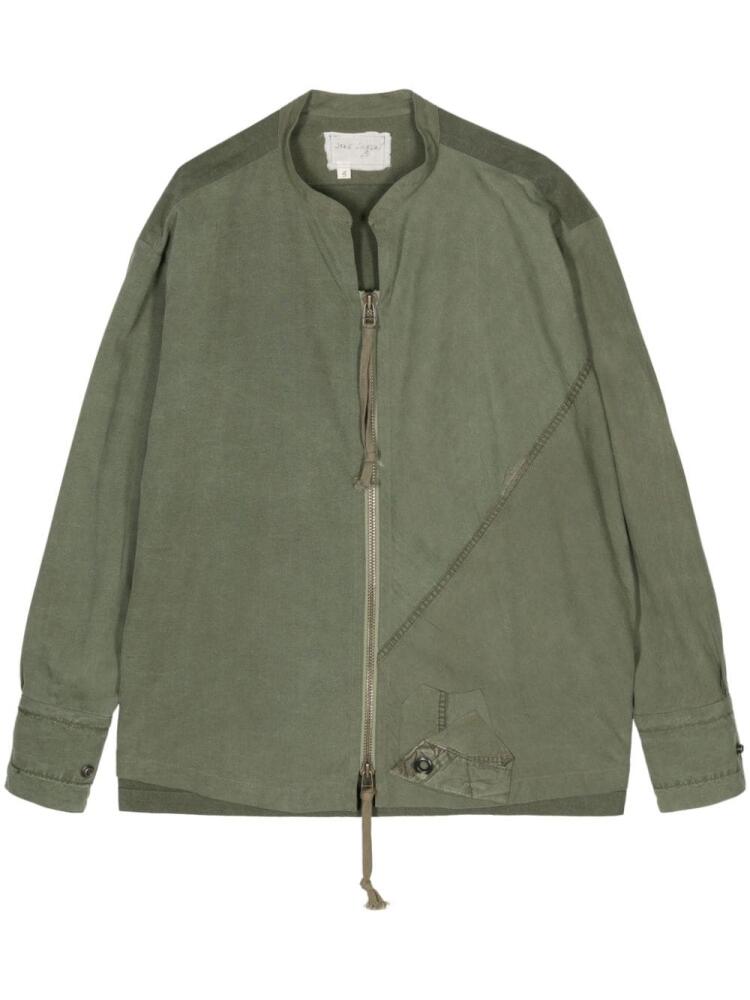 Greg Lauren cotton zip-up jacket - Green Cover