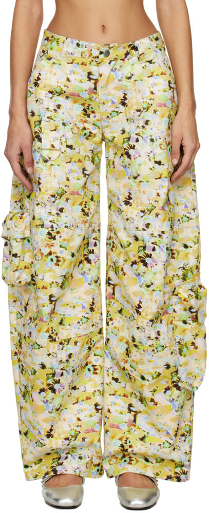 Collina Strada Yellow Lawn Trousers Cover