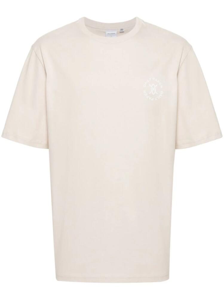 Daily Paper Circle-print cotton T-shirt - Neutrals Cover