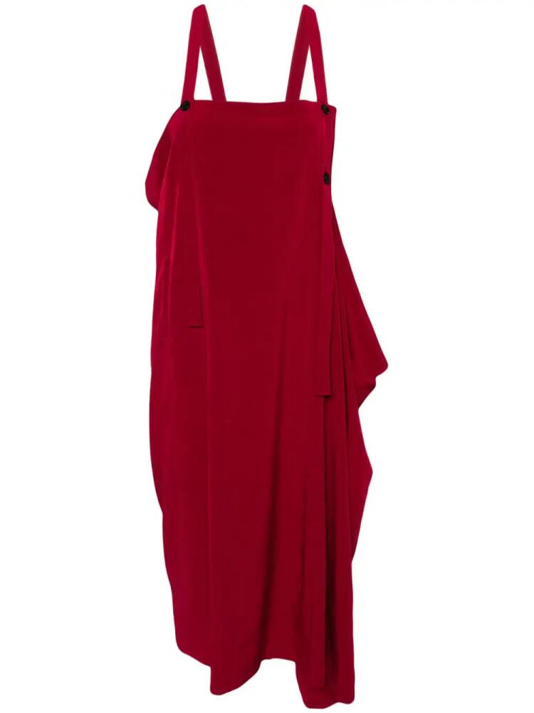 Y's asymmetric cami dress - Red Cover