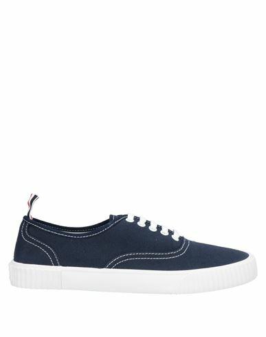 Thom Browne Man Sneakers Midnight blue Textile fibers Cover