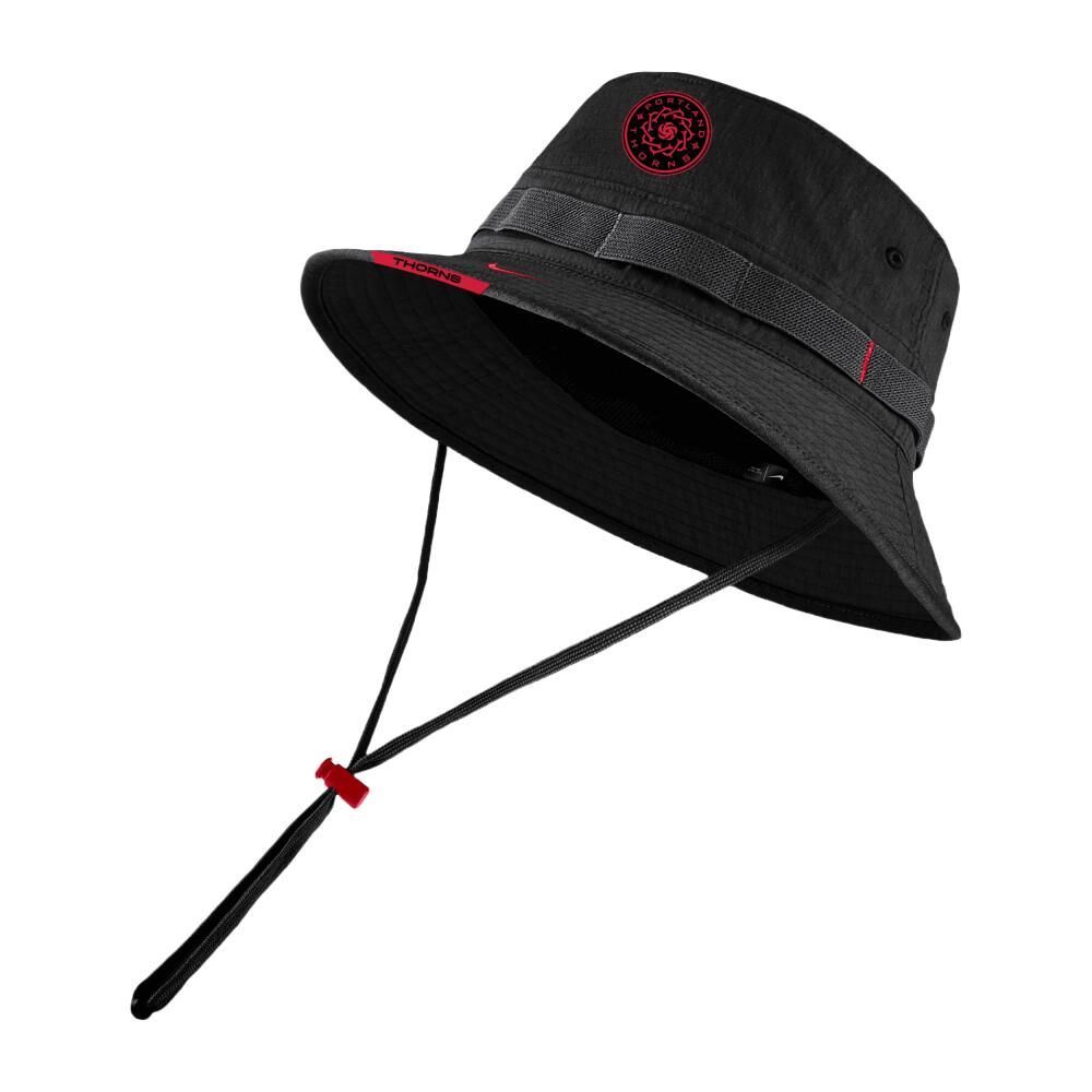 Portland Thorns Nike Unisex Soccer Boonie Bucket Hat in Black Cover