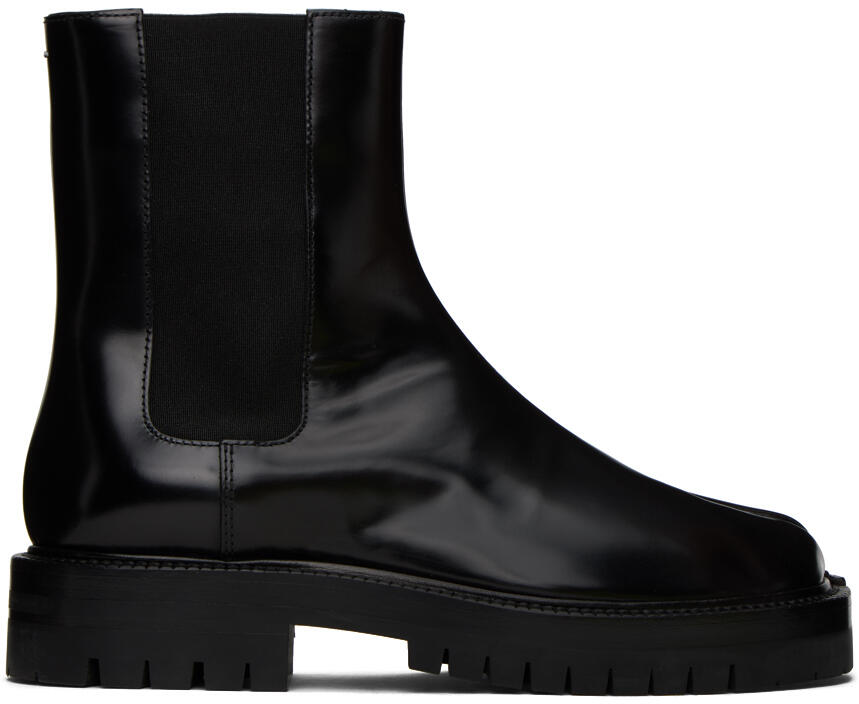 Maison Margiela Black Tabi County Chelsea Boots Cover