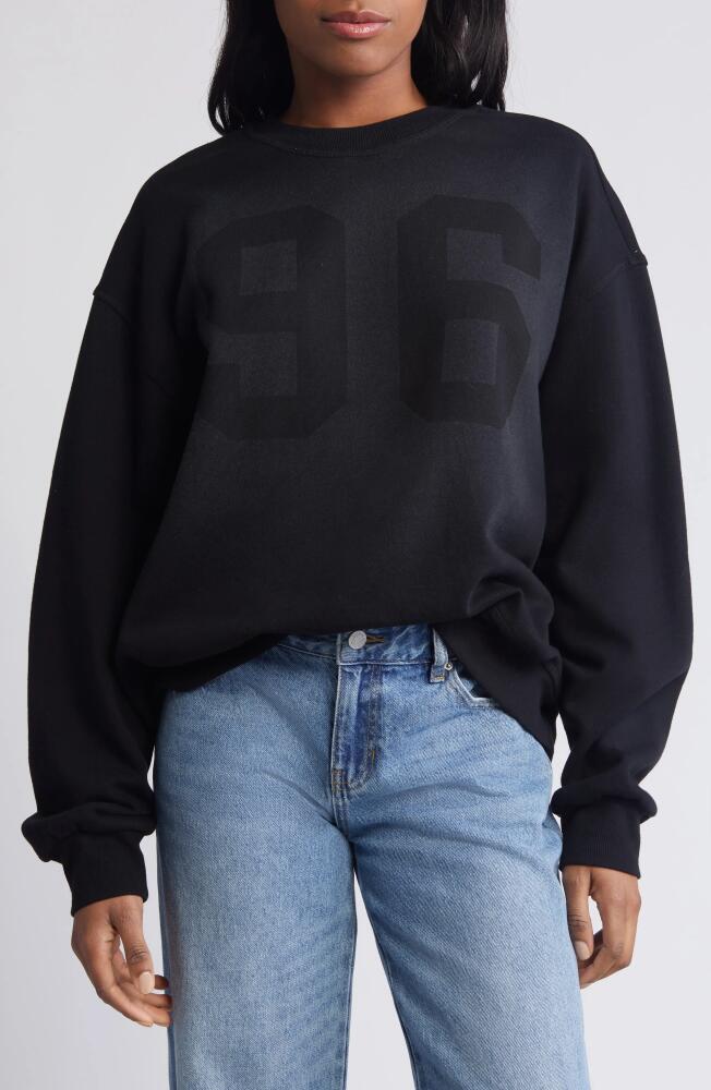 PacSun 96 Oversize Varsity Sweatshirt in Black Cover