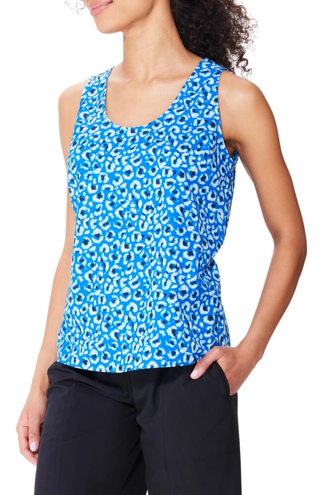 NZ ACTIVE by NIC+ZOE Tech Stretch Seamed Performance Tank in Blue Multi Cover