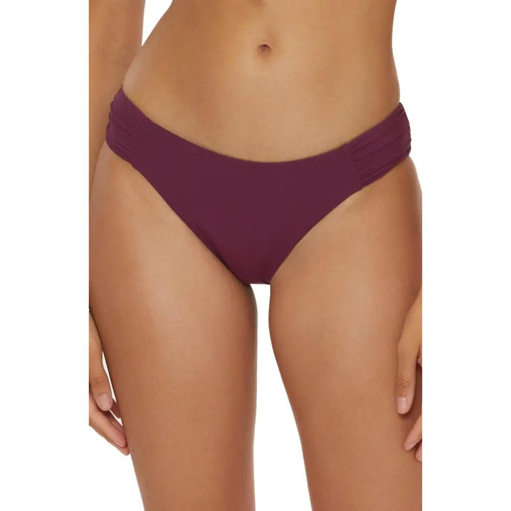 Becca Color Code Tab Bikini Bottoms in Aubergine Cover