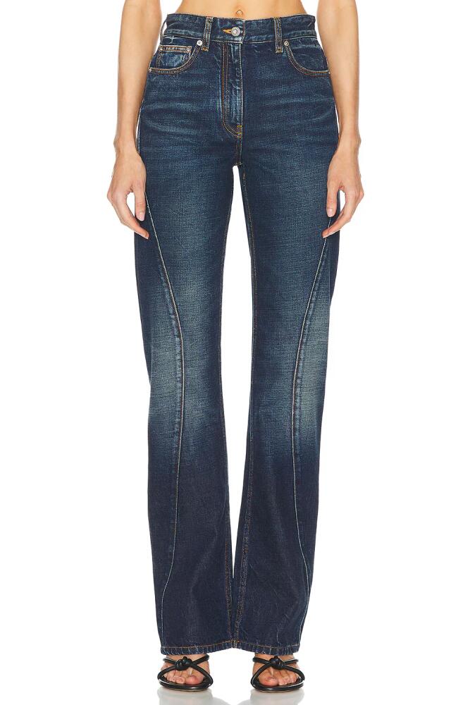 Ferragamo Bootcut Pant in Blue Cover