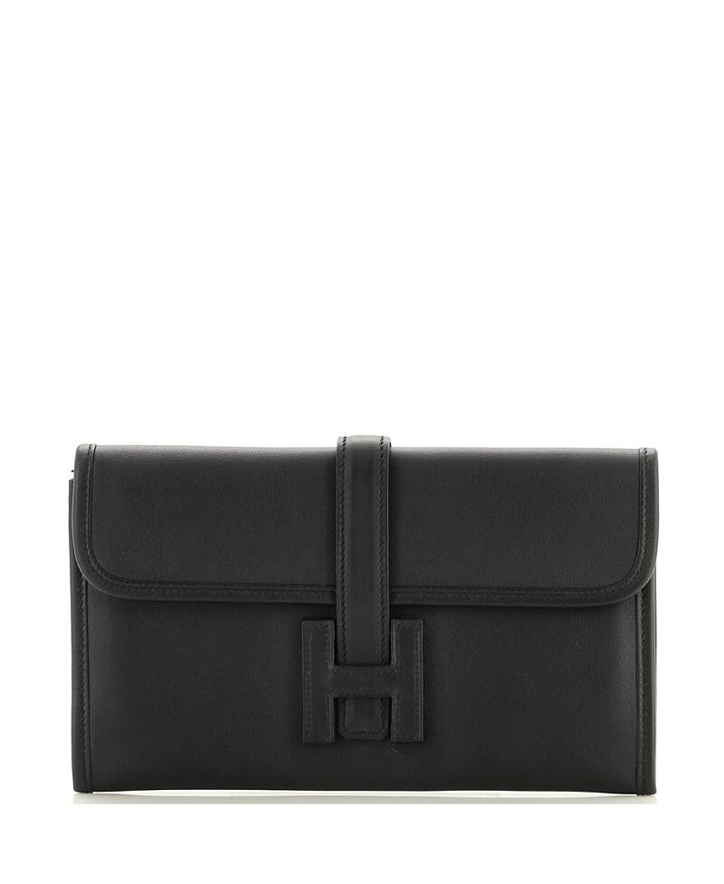 Pre-Owned Hermes Jige Duo Clutch Swift Cover