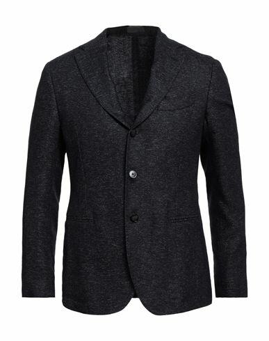 Domenico Tagliente Man Blazer Midnight blue Wool, Viscose, Polyamide Cover