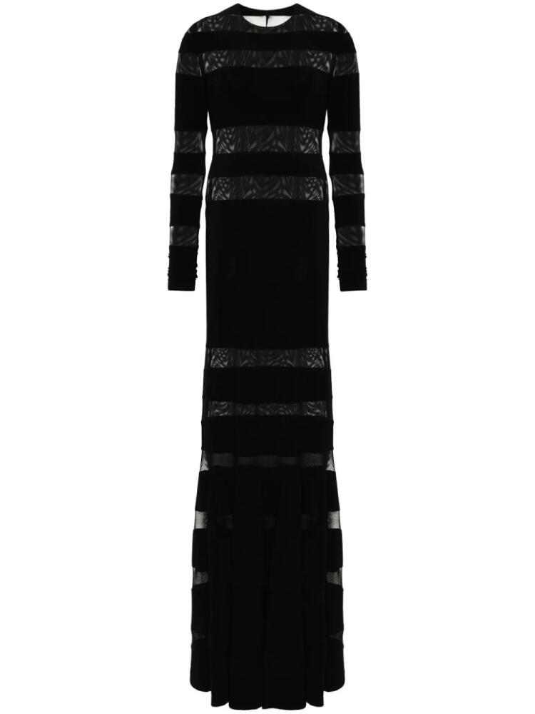 Norma Kamali spliced fishtail gown - Black Cover