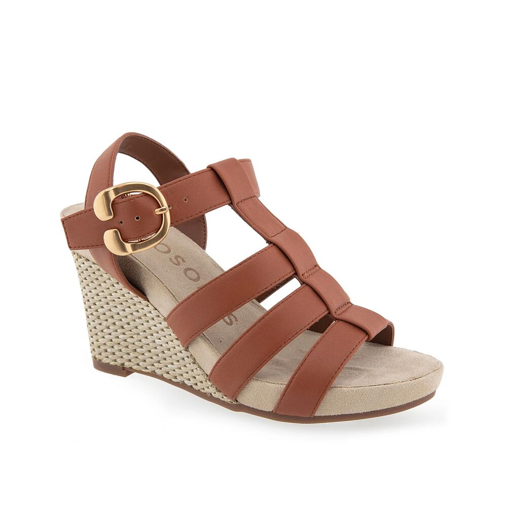 Aerosoles Paige Wedge Sandal | Women's | Gingerbread Cover