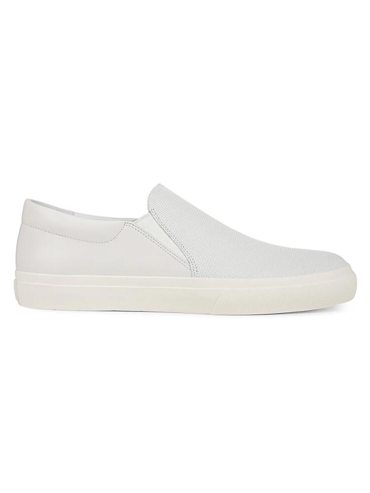 Vince Men's Farran B Leather Slip On Sneakers - White Cover