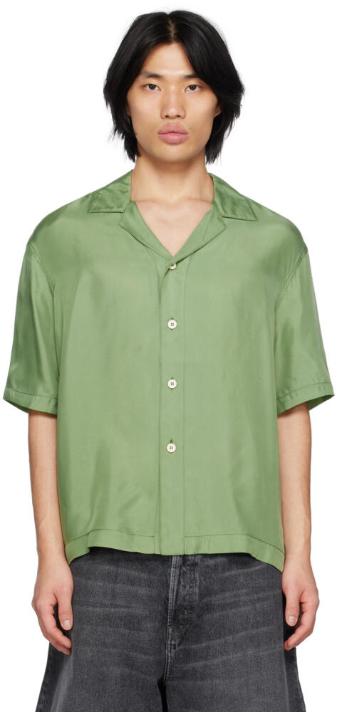 SUNNEI Green Buttoned Shirt Cover