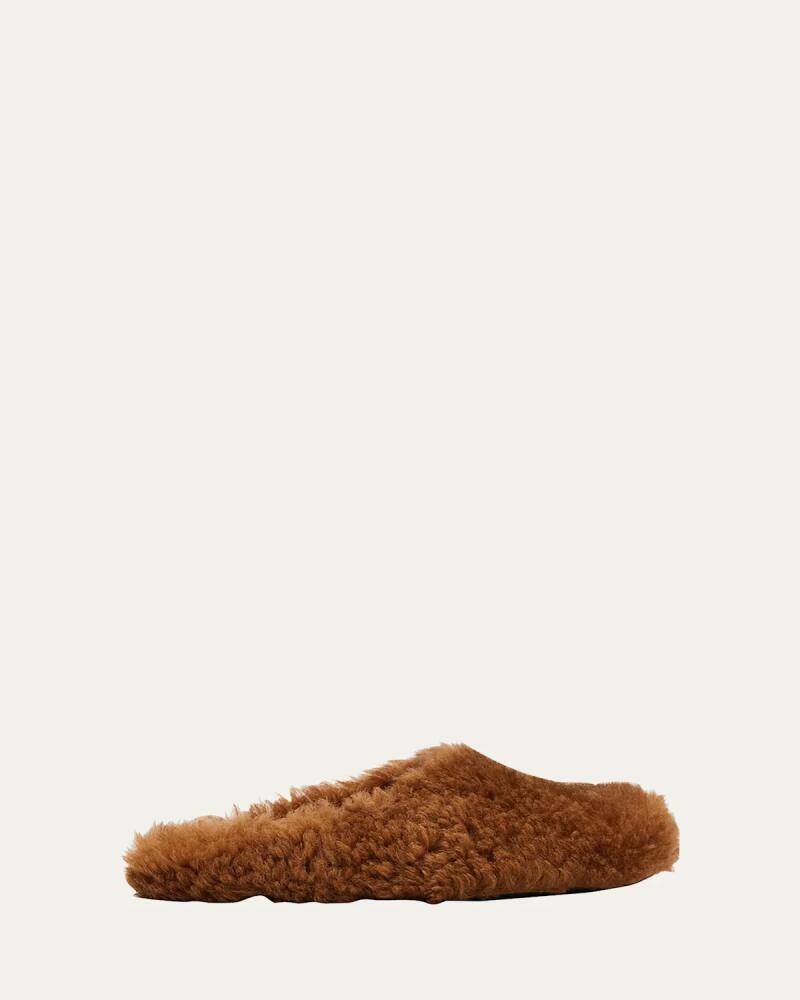 Marni Men's Fussbett Sabot Shearling Mules Cover